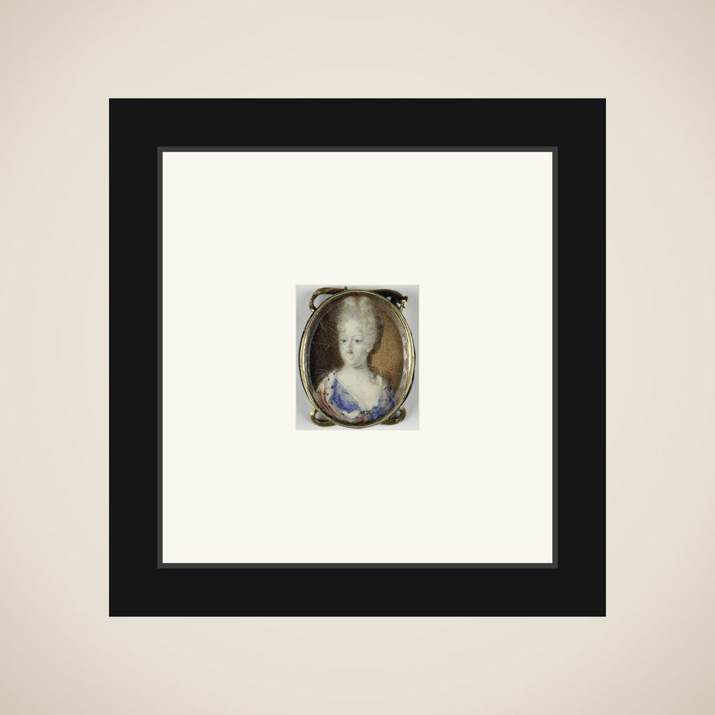 Portrait of een vrouw framed