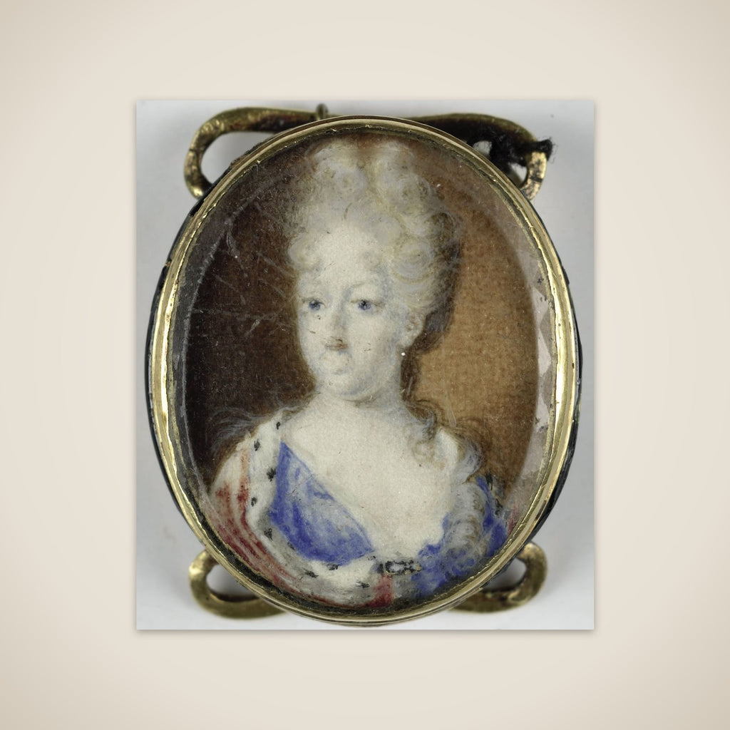 Portrait of een vrouw unframed print