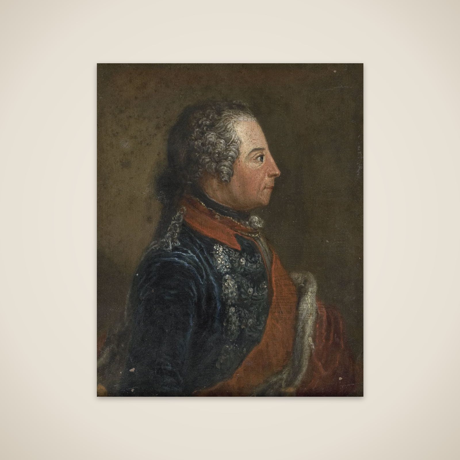 Frederik II de Grote (1712-86), koning van Pruisen unframed print