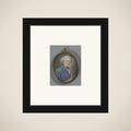 Portrait of een man, vermoedelijk Frederik II (1712-86) de Grote, king of Pruisen framed