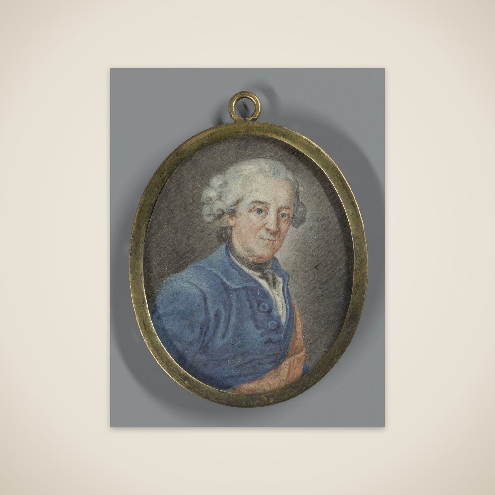 Portrait of een man, vermoedelijk Frederik II (1712-86) de Grote, king of Pruisen unframed print
