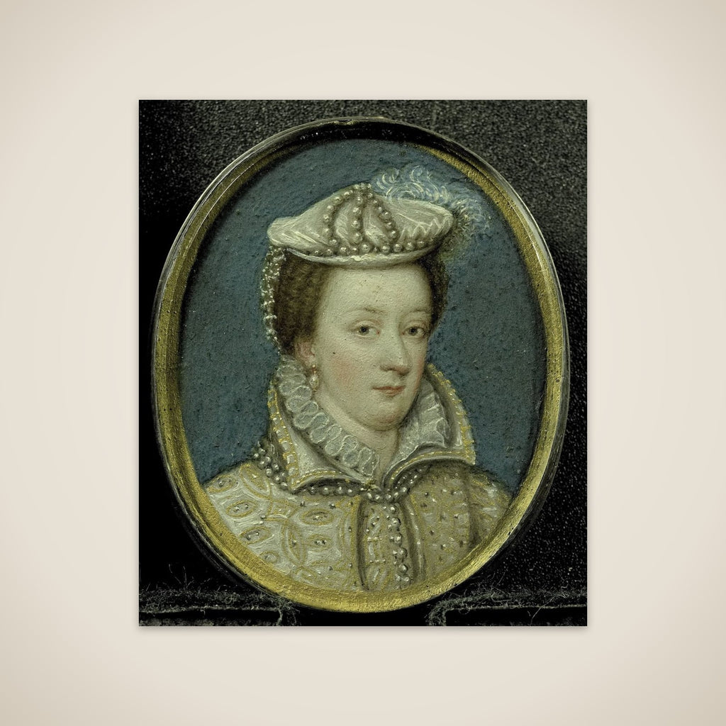 Portrait of een vrouw, vermoedelijk Maria Stuart (1542-87), queen of Schotland unframed print