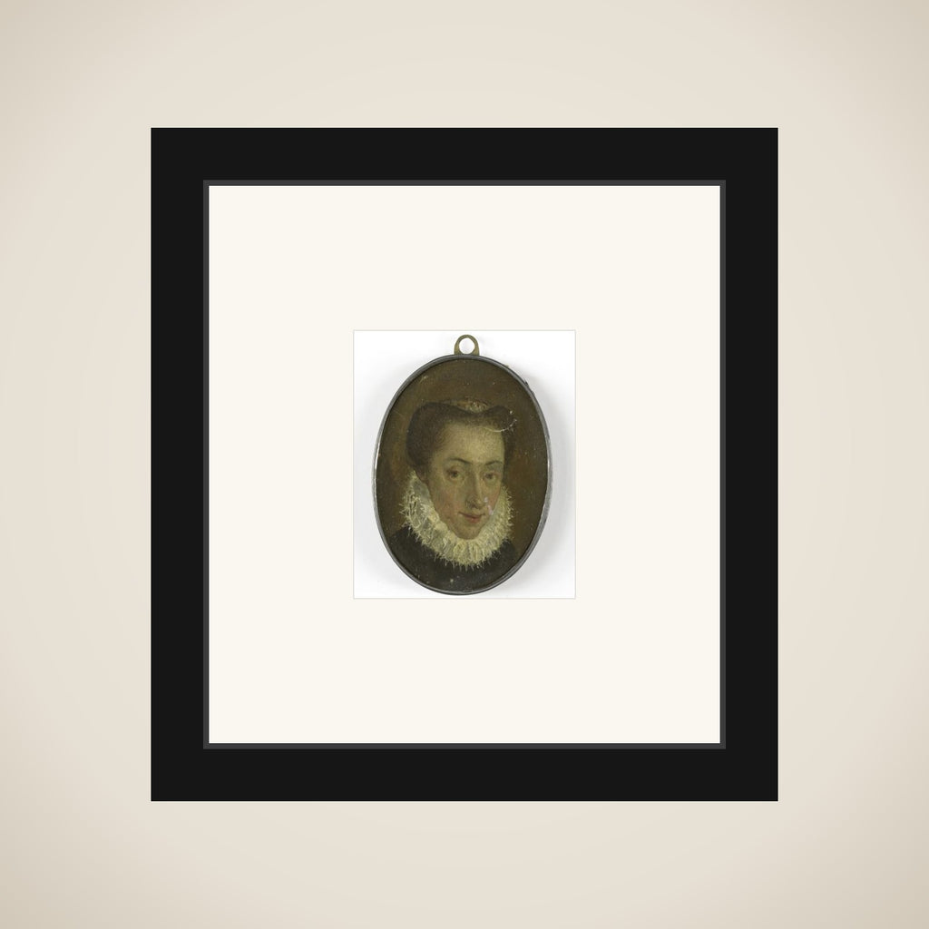 Portrait of een vrouw framed