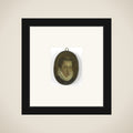 Portrait of een vrouw framed