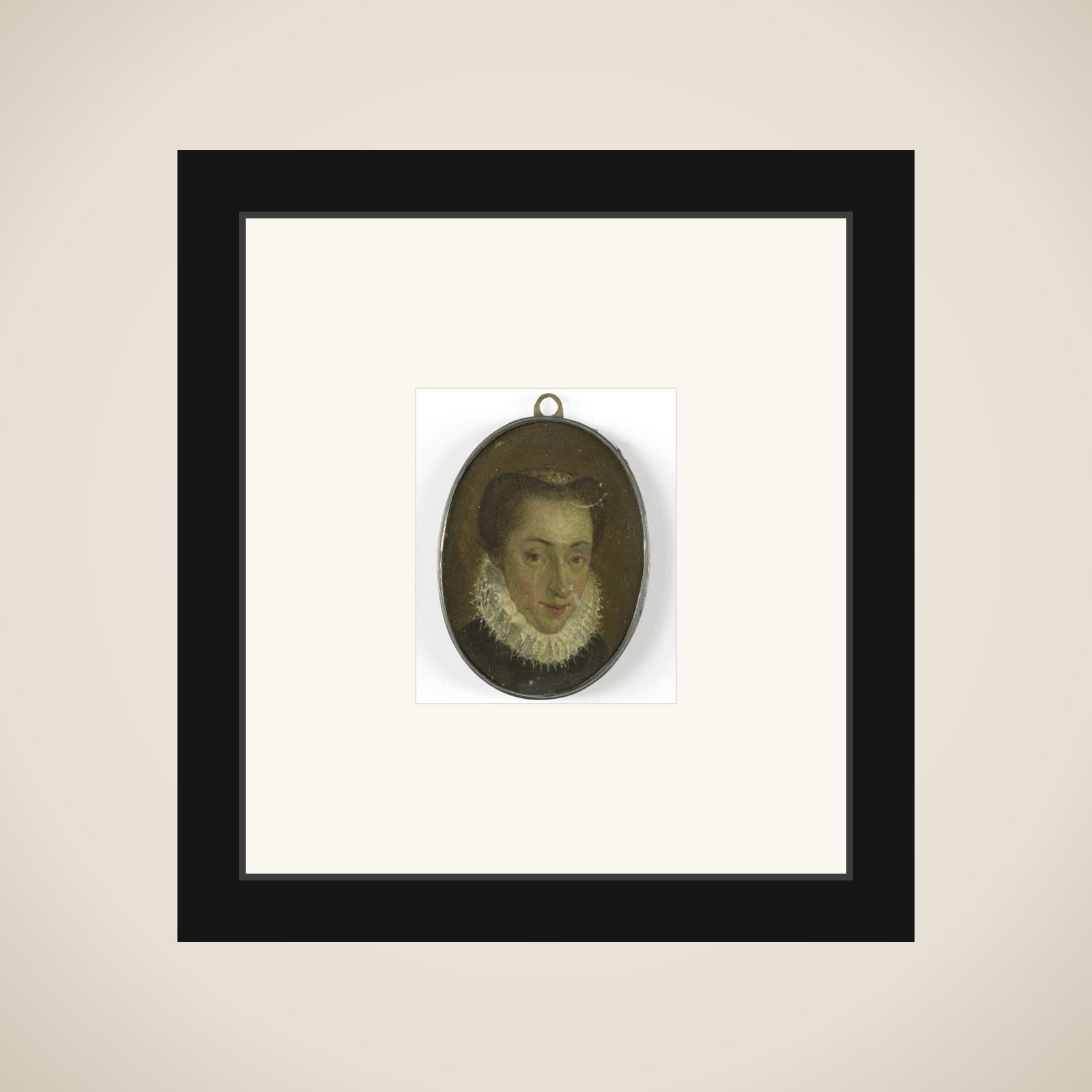 Portrait of een vrouw framed