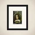 Portrait of een man framed