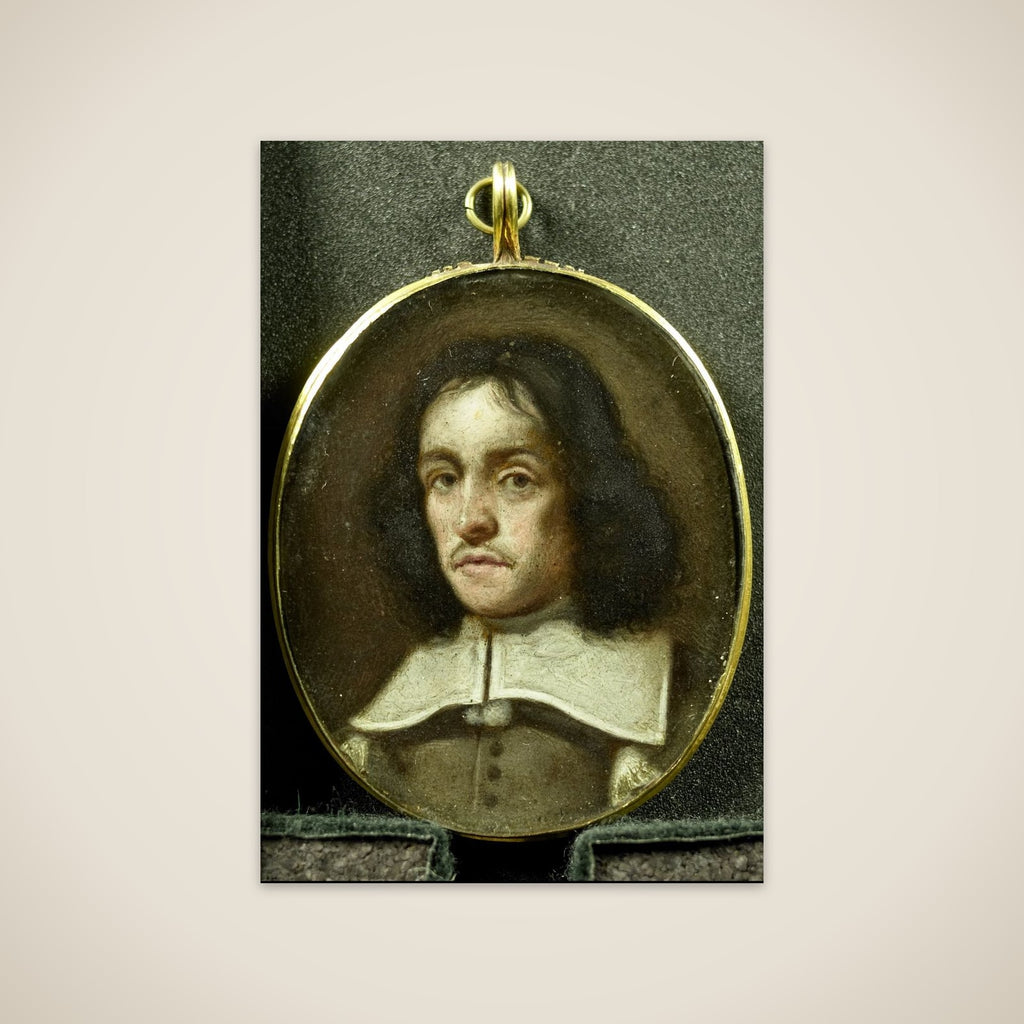 Portrait of een man unframed print