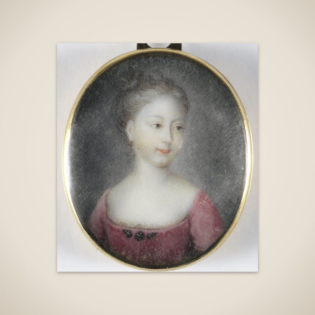Portrait of een girl, vermoedelijk een daughter of George II, king of Engeland unframed print