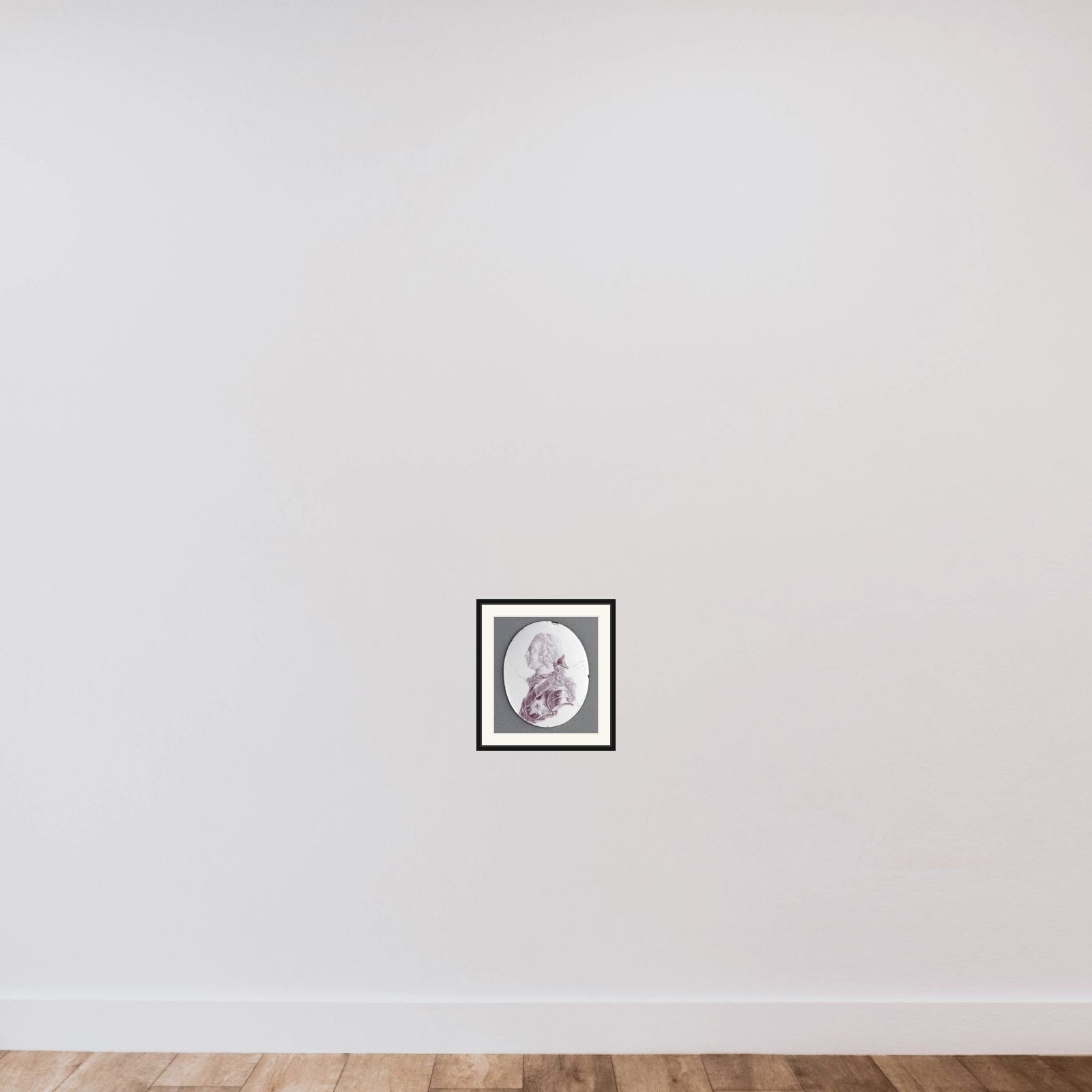 Frederick Louis (1707-51), prins van Wales framed — shown to scale