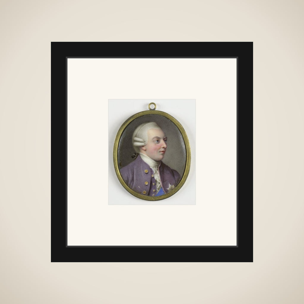 Portrait of George III (1738-1820), King of England framed