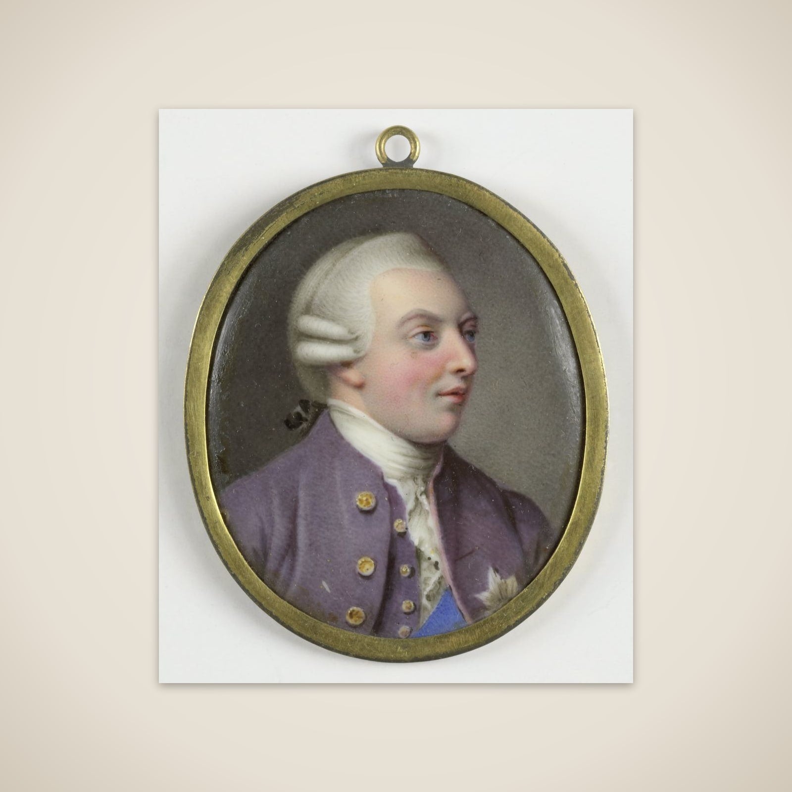 Portrait of George III (1738-1820), King of England unframed print