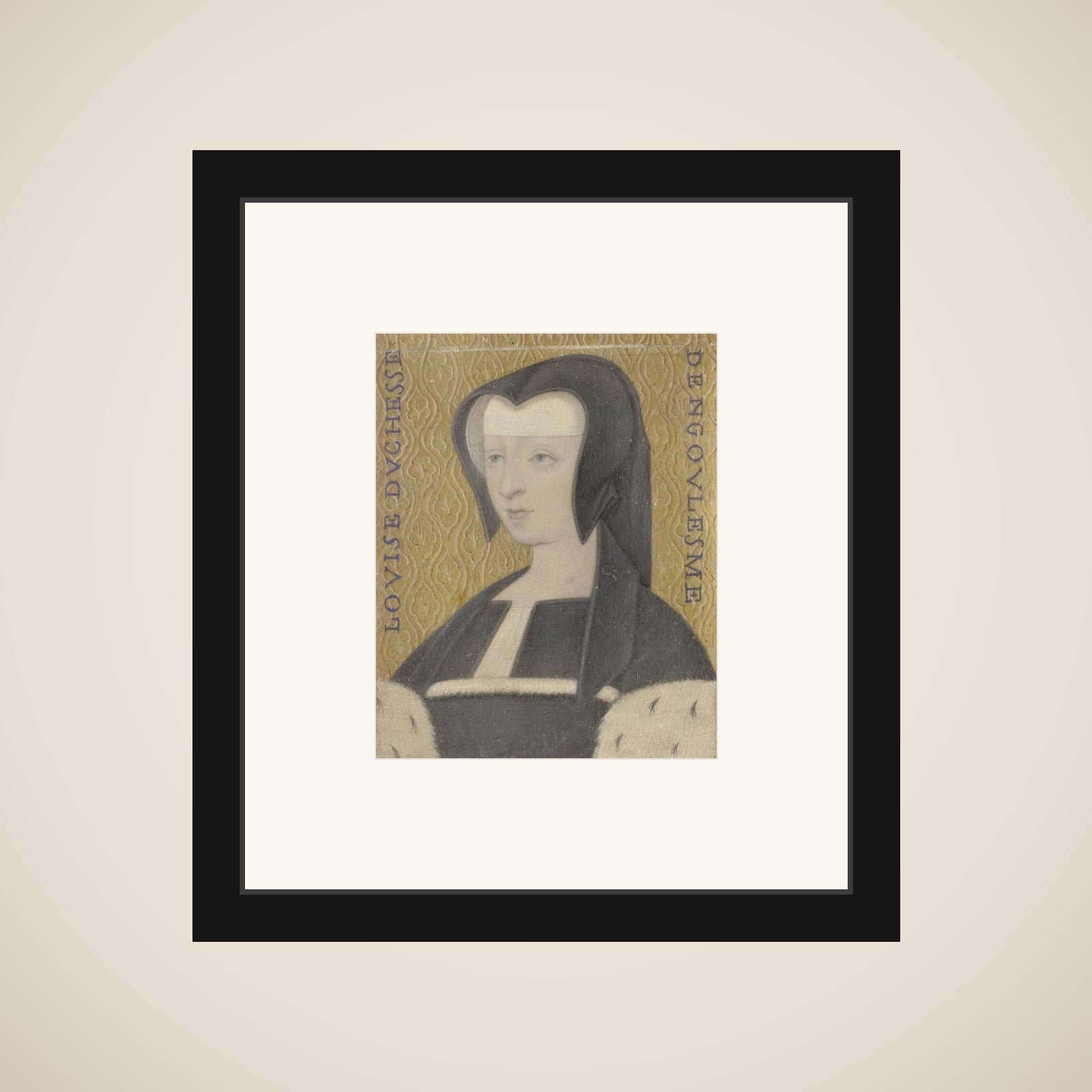 Louise van Savoye (1467-1531), hertogin van Angoulême, moeder van Frans I framed