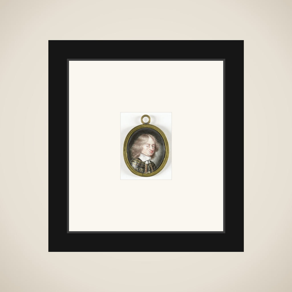 Portrait of een man, misschien Louis II van Bourbon (1621-86), prince of Condé framed