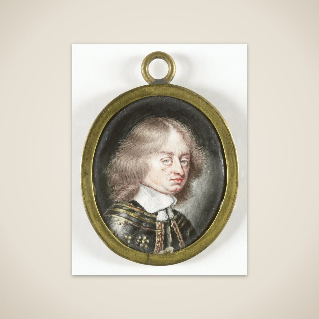 Portrait of een man, misschien Louis II van Bourbon (1621-86), prince of Condé unframed print