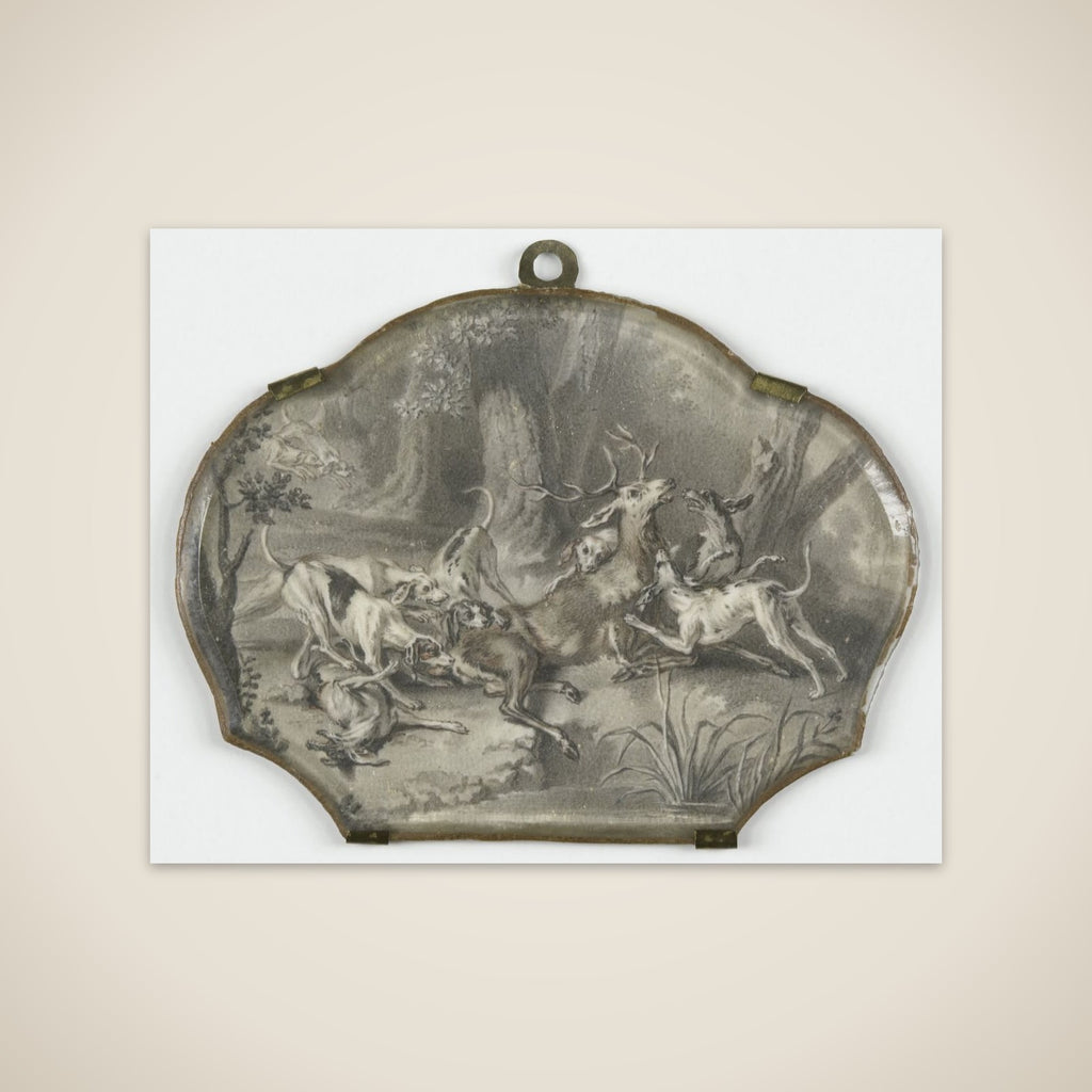 Hertenjacht unframed print