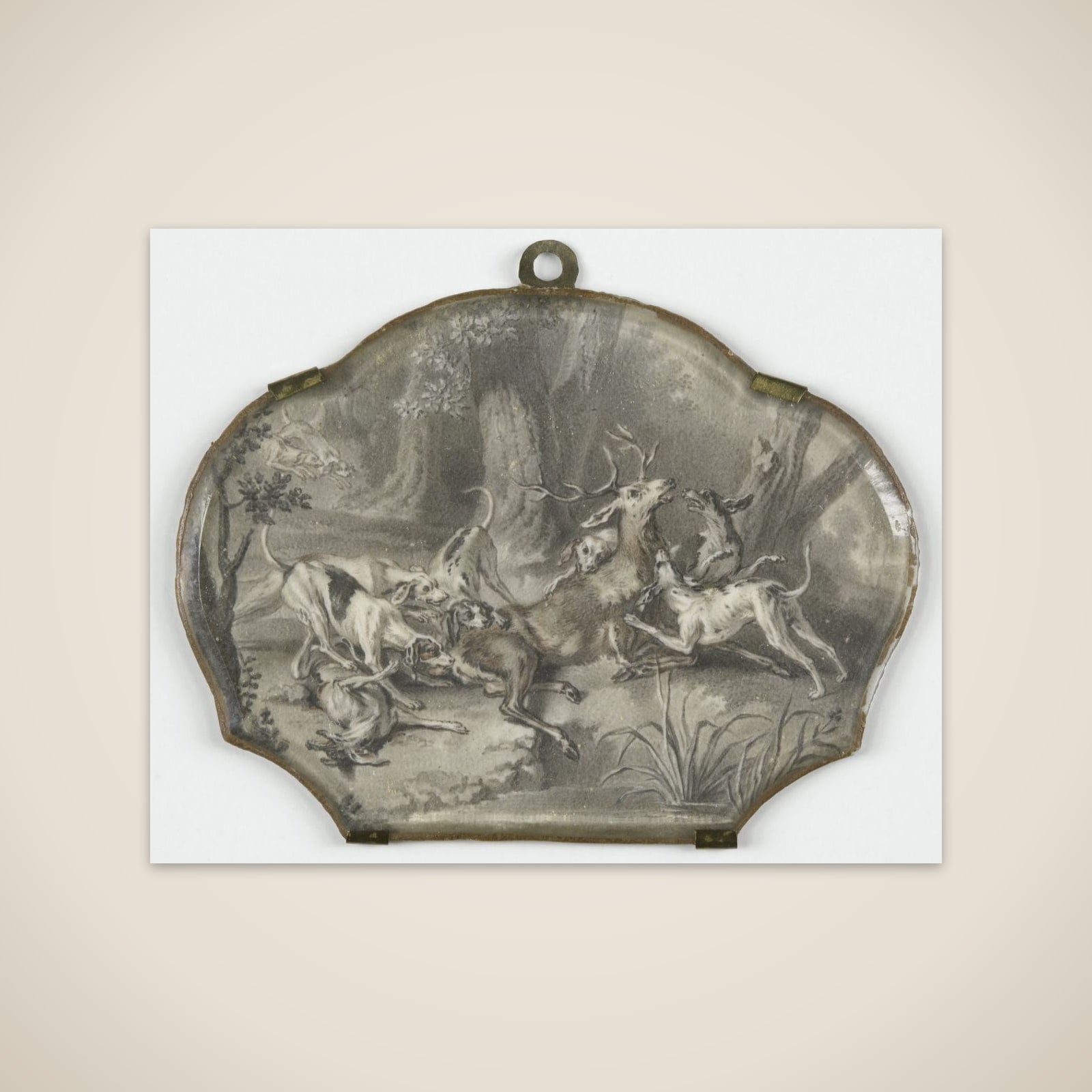 Hertenjacht unframed print
