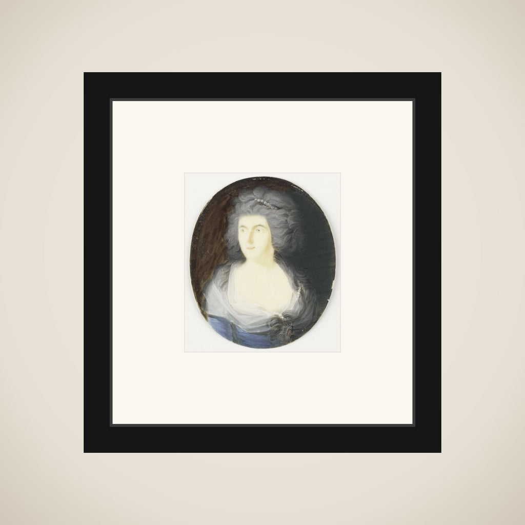 Portrait of een dame framed