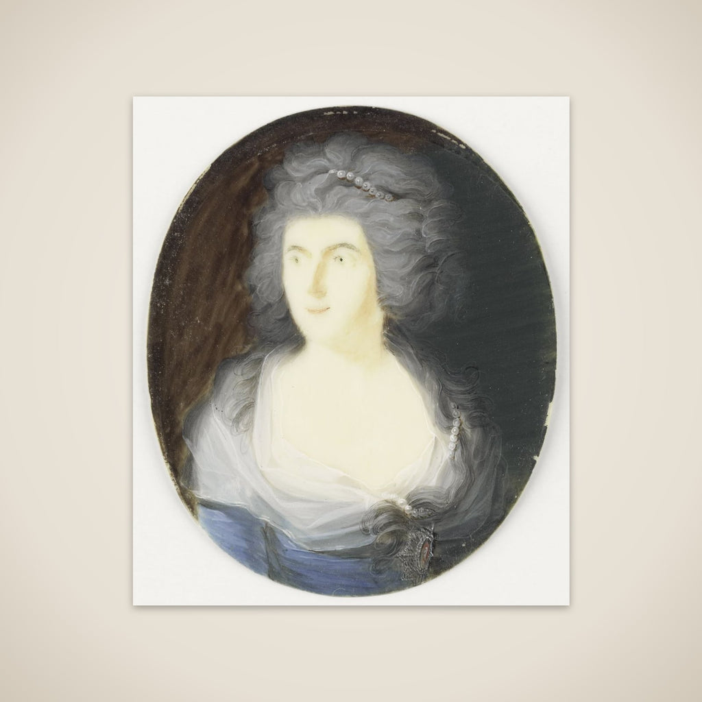 Portrait of een dame unframed print