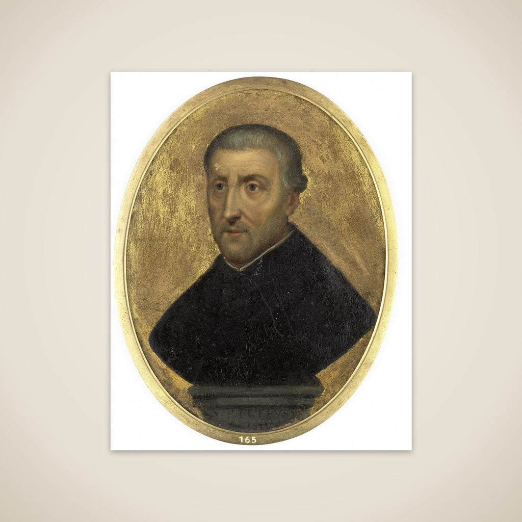 Petrus Canisius (1521-97). Geestelijke en schrijver te Nijmegen unframed print