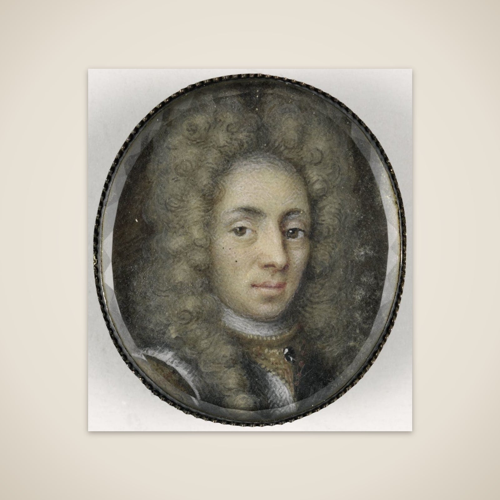 Portrait of een man unframed print