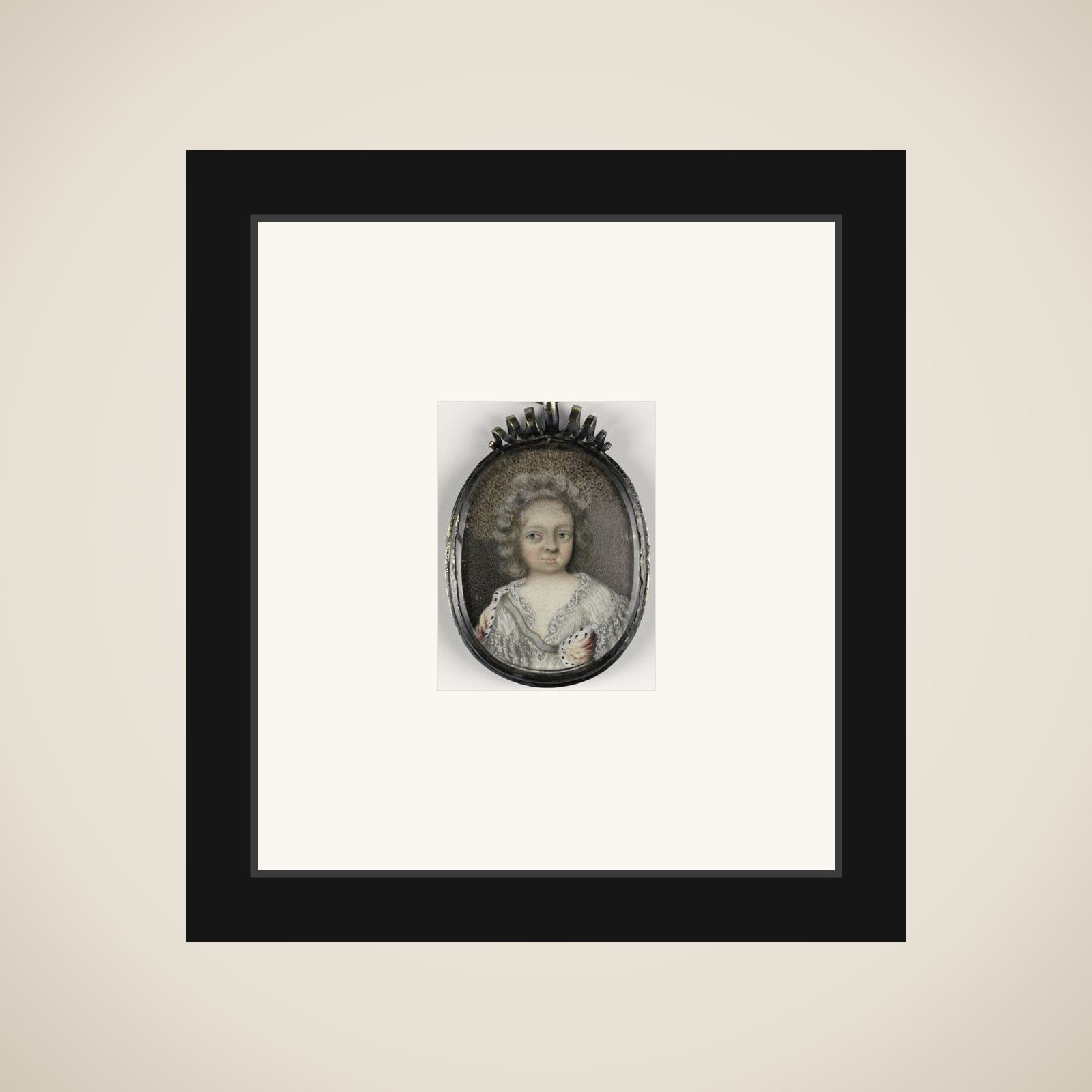 Willem IV (1711-51), prins van Oranje Nassau, als kind framed