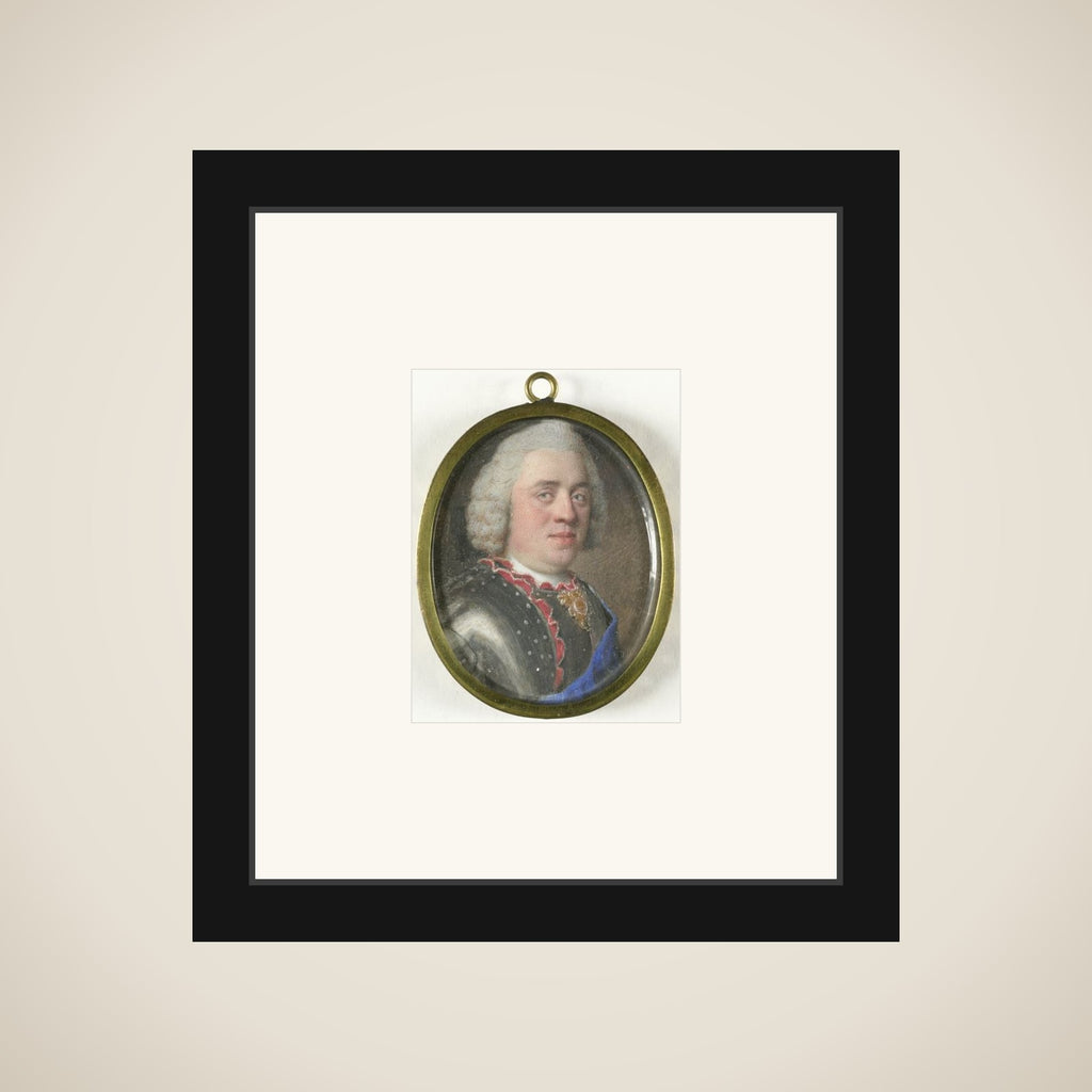 Portrait of de Stadhouder Willem IV (1711-51), prince of Oranje Nassau framed