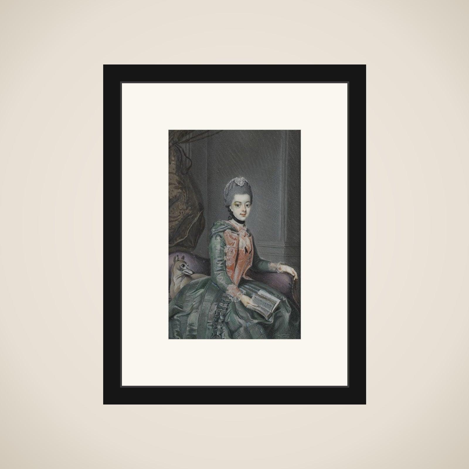 Frederika Sophia Wilhelmina (1751-1820), prinses van Pruisen. Echtgenote van prins Willem V framed