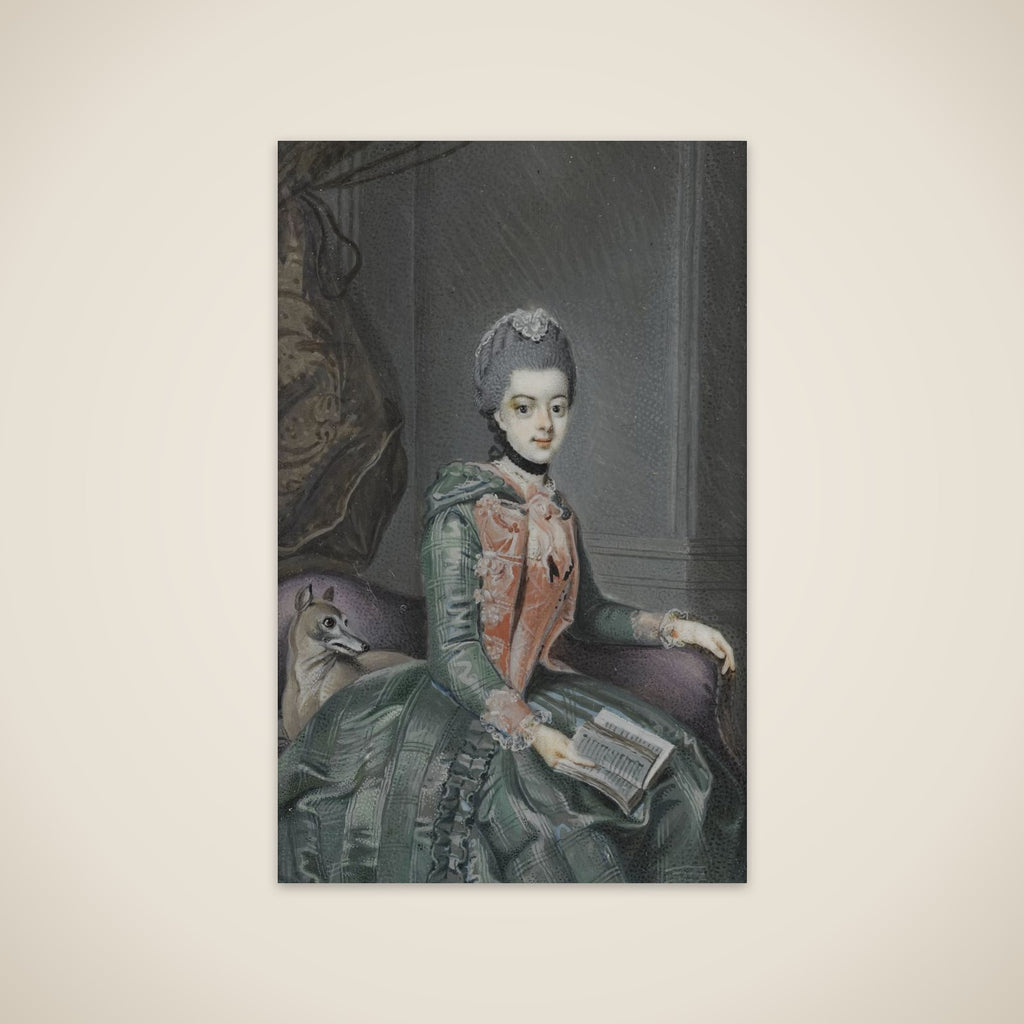 Frederika Sophia Wilhelmina (1751-1820), prinses van Pruisen. Echtgenote van prins Willem V unframed print