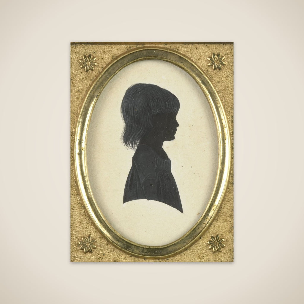 Portrait of een onbekend girl unframed print