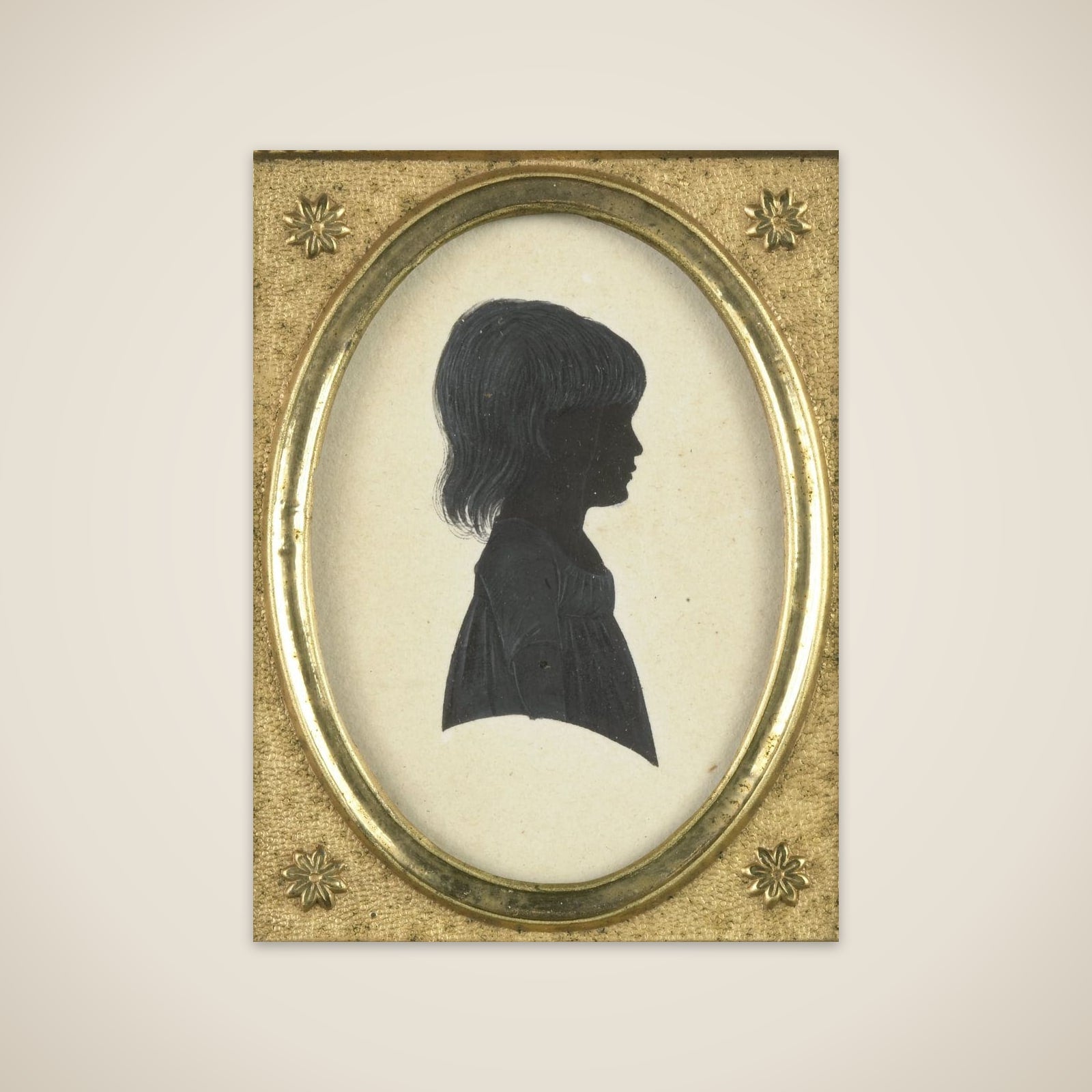 Portrait of een onbekend girl unframed print