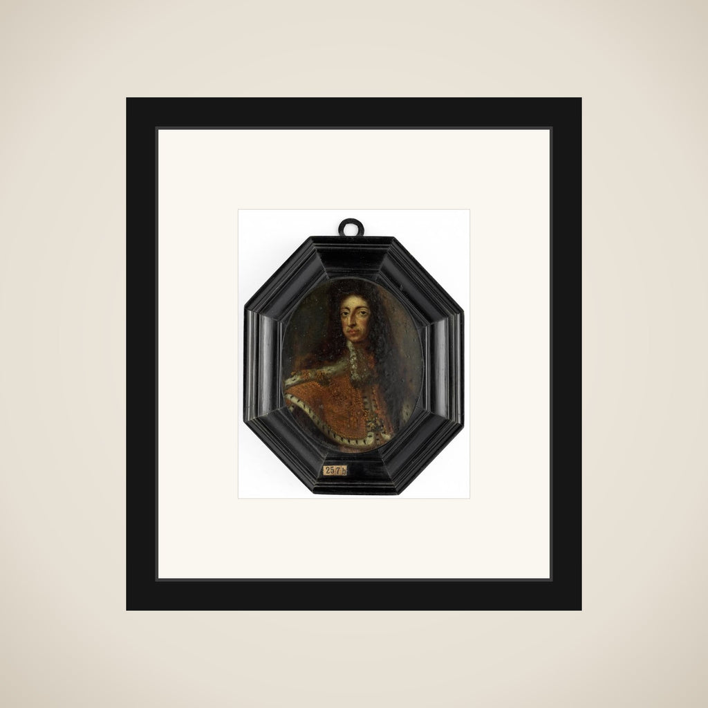 Portrait of William III, Prince of Orange and King of England after 1689 framed