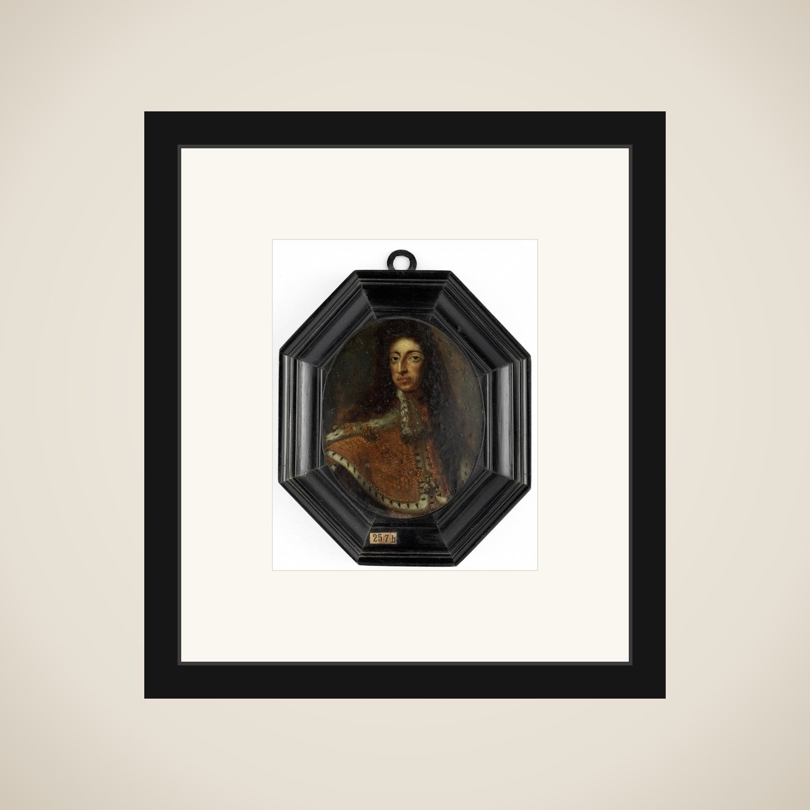 Portrait of William III, Prince of Orange and King of England after 1689 framed