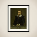 Portrait of Pieter Both, Governor-General of the Dutch East Indies framed