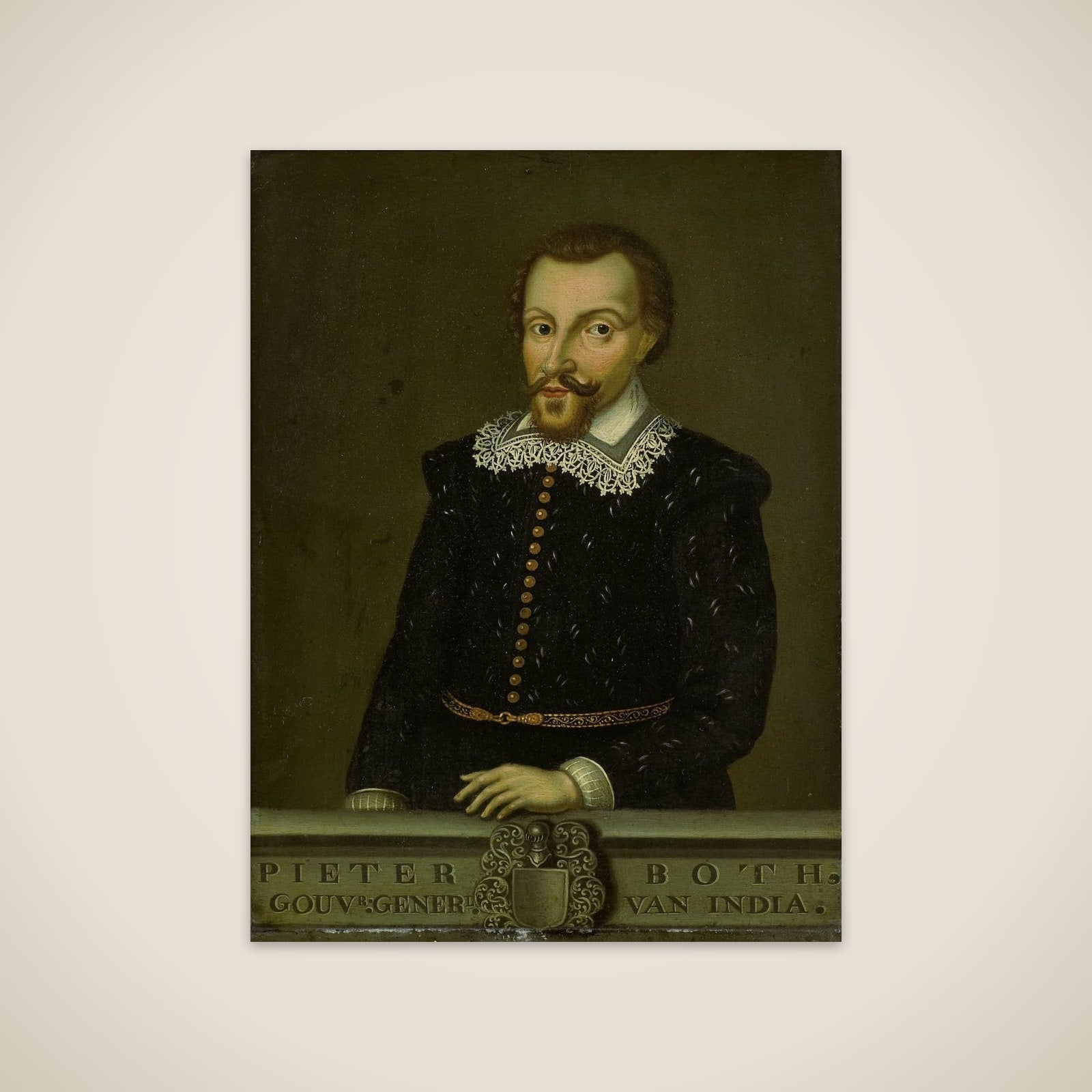 Portrait of Pieter Both, Governor-General of the Dutch East Indies unframed print