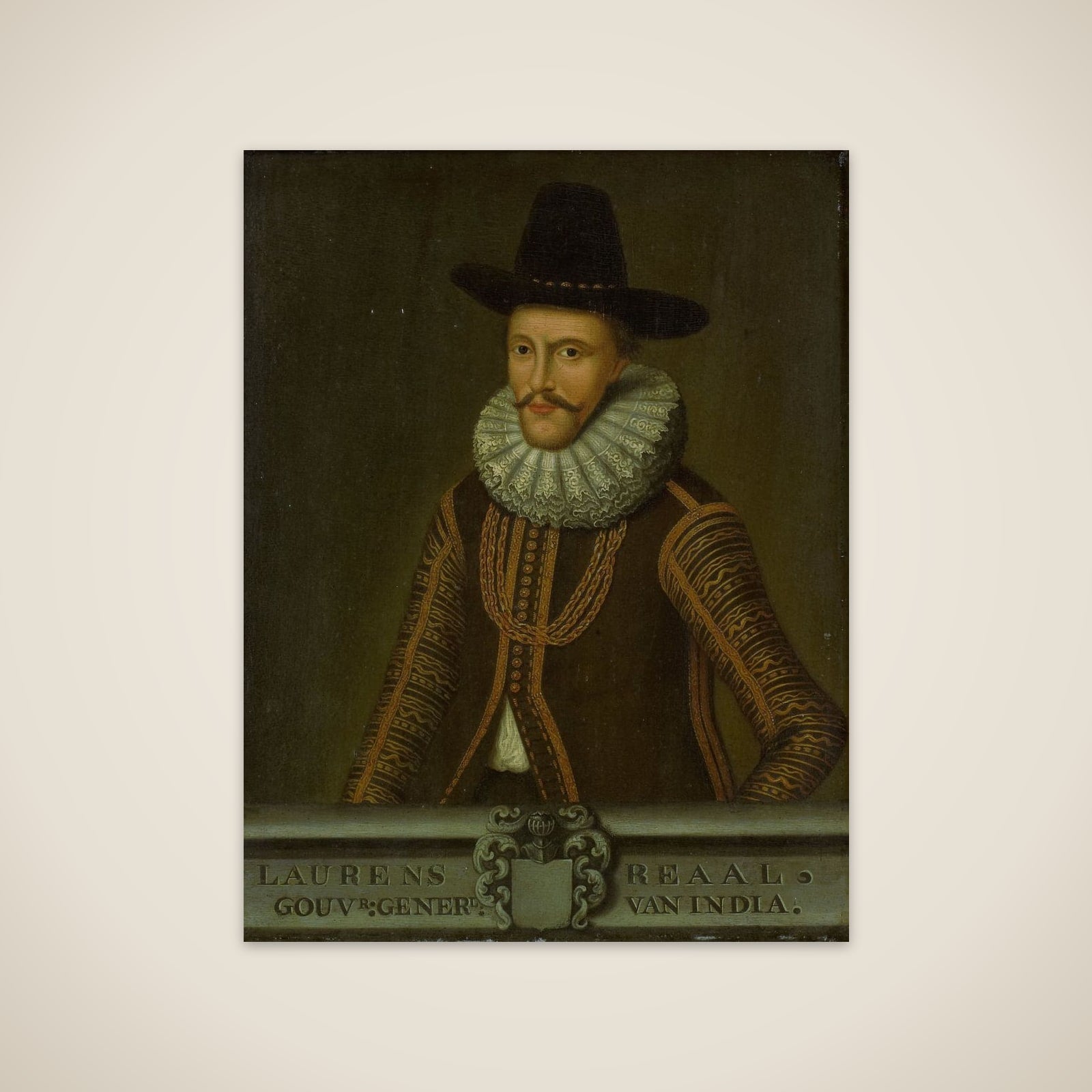 Portrait of Laurens Reael, Governor-General of the Dutch East Indies unframed print