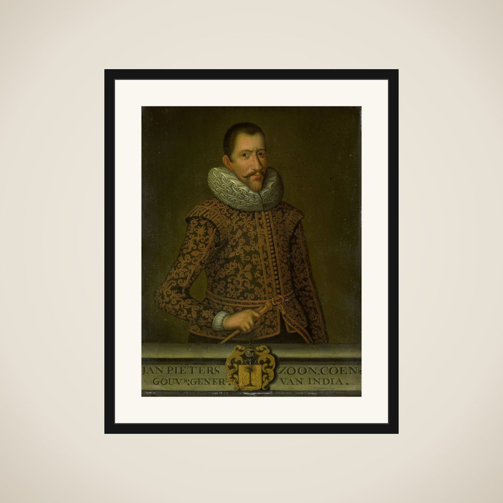 Portrait of Jan Pietersz Coen, Governor-General of the Dutch East Indies framed