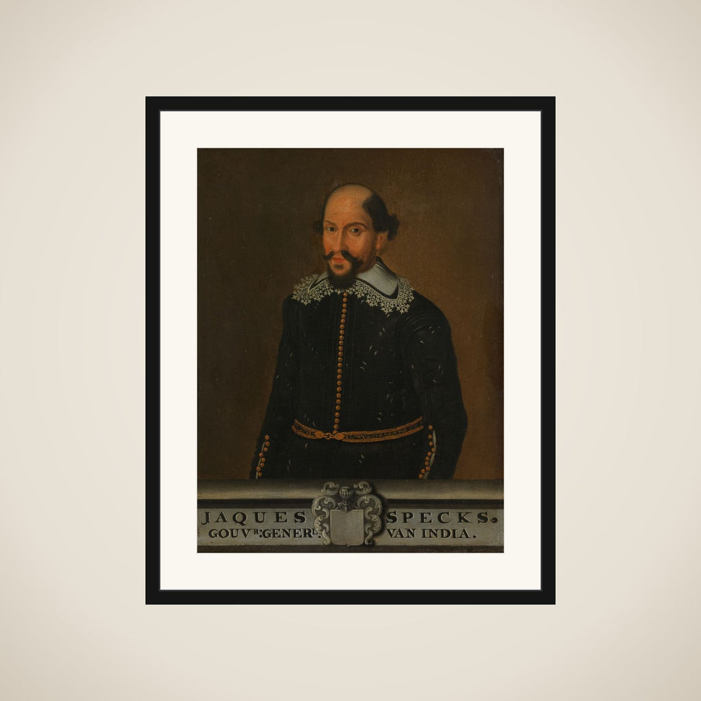 Portrait of Jacques Specx, Governor-General of the Dutch East Indies framed
