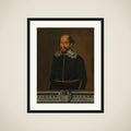 Portrait of Jacques Specx, Governor-General of the Dutch East Indies framed