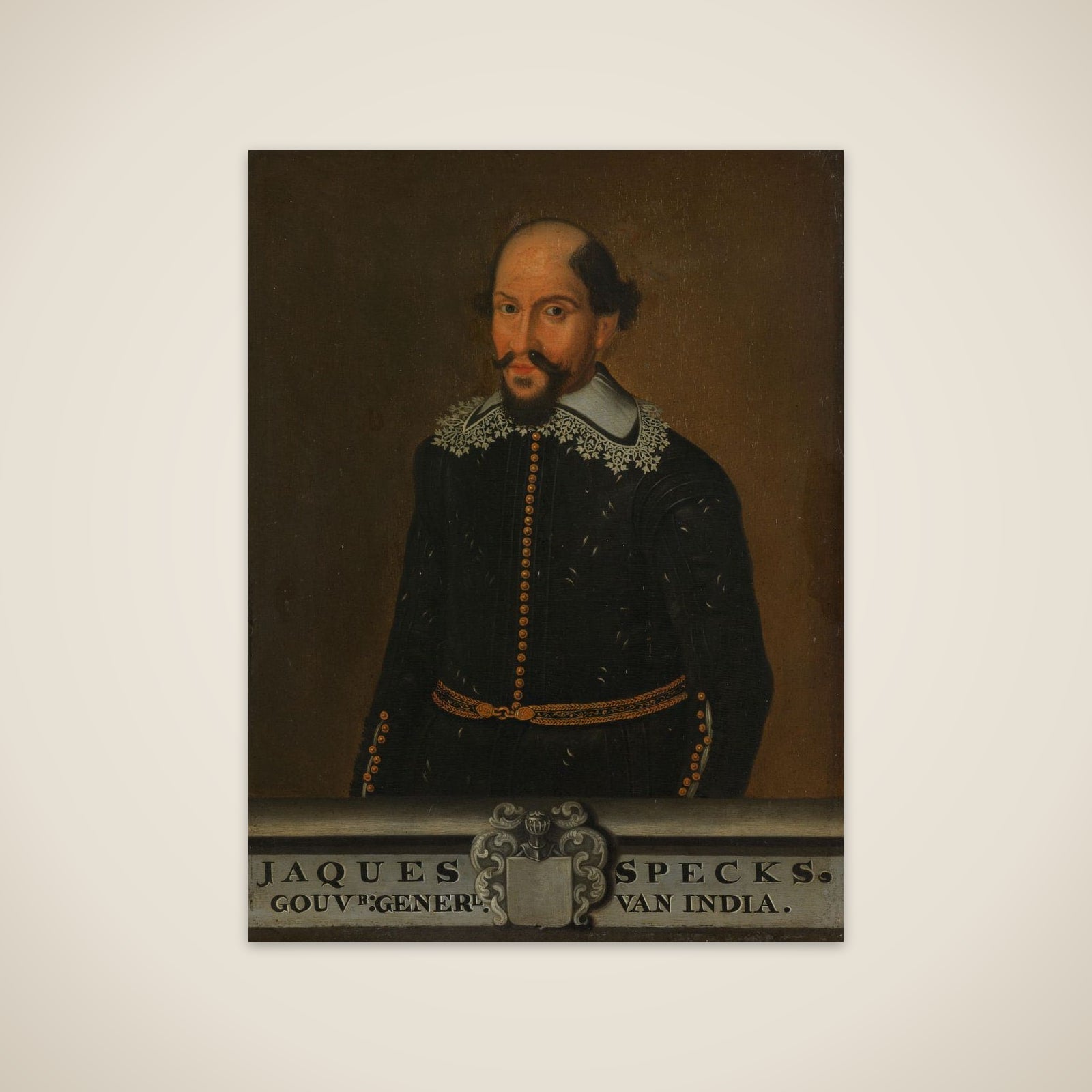 Portrait of Jacques Specx, Governor-General of the Dutch East Indies unframed print