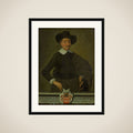 Portrait of Antonio van Diemen, Governor-General of the Dutch East Indies framed