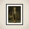 Portrait of Cornelis Speelman, Governor-General of the Dutch East Indies framed
