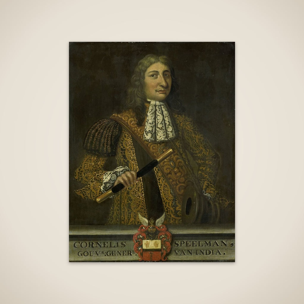 Portrait of Cornelis Speelman, Governor-General of the Dutch East Indies unframed print