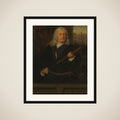 Portrait of Willem van Outhoorn, Governor General of the Dutch East Indies framed