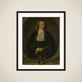 Portrait of Christoffel van Swoll (Swol, Zwol), Governor-General of the Dutch East Indies framed
