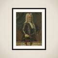 Portrait of Dirk van Cloon, Governor-General of the Dutch East Indies framed
