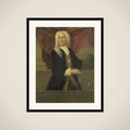 Portrait of Abraham Patras, Governor-General of the Dutch East India Company framed