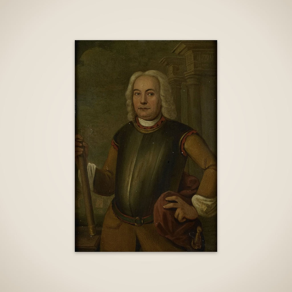 Portrait of Johannes Thedens, Governor-General of the Dutch East India Company unframed print