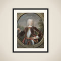 Portrait of Gustaaf Willem, Baron van Imhoff, Governor-General of the Dutch East India Company framed