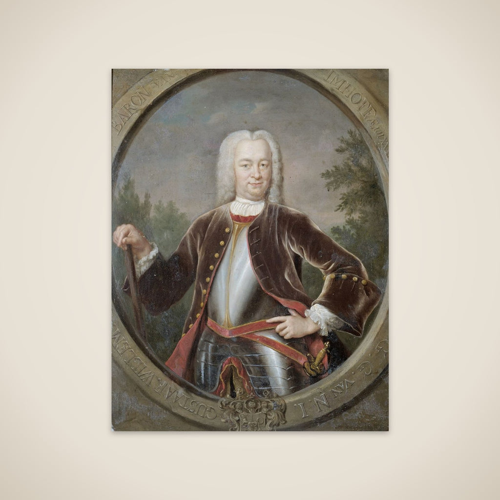 Portrait of Gustaaf Willem, Baron van Imhoff, Governor-General of the Dutch East India Company unframed print