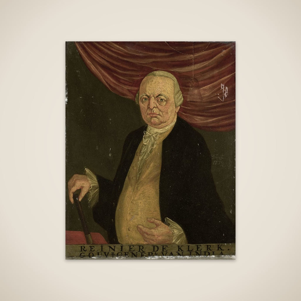 Portrait of Reinier de Klerk, Governor-General of the Dutch East India Company unframed print